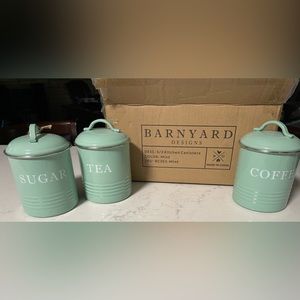 Canister Set - metal.  Brand new!
